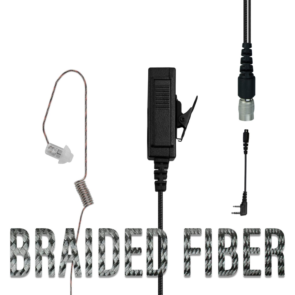 I-B2W01RR poltact Braided Fiber Tactical Mic & Invisible Series Tubeless Earpiece Kit w/ Quick Disconnect Hirose Connector Easy Connect Quick Release connector Kenwood TK & NEXEDGE NX 2-Pin, Baofeng, AR-152, BTECH, Rugged Radios, Diga-Talk, TYT, AnyTone, Relm/BK Radio Quansheng EP1301EC-W  tubeless  material comms communications Comm Gear Supply CGS 3.5F+2W-V2-Hirose 3.5F+1WB-V2-Hirose Choice Tier 1 Choice Tier 2 Choice Tier 3 Compact C+WWPTT-Hirose C+WPTT-Hirose T-3-Hirose Cyclone N-ear surveillance 