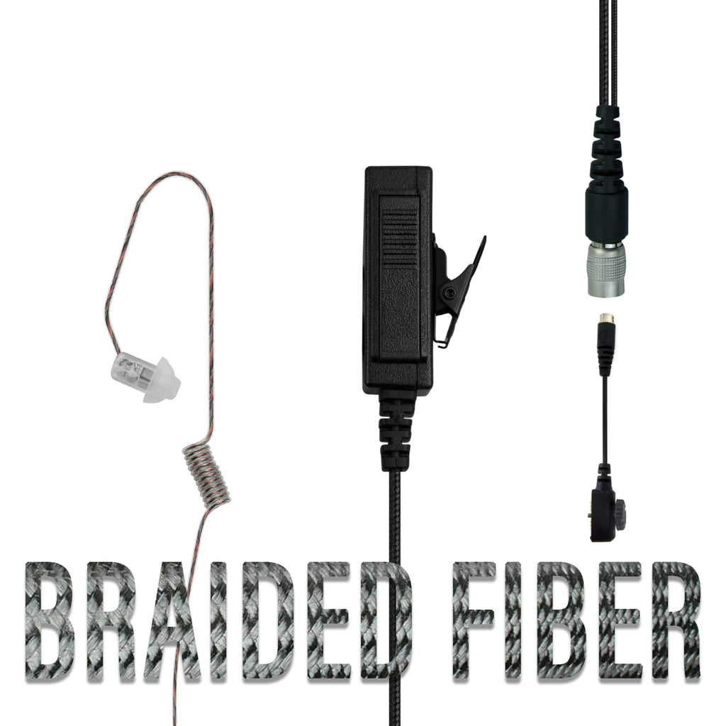 I-B2W34RR poltact Braided Fiber Tactical Mic & Invisible Series Tubeless Earpiece Kit w/ Quick Disconnect Hirose Connector Easy Connect Quick Release connector Sonim XP5, XP5plus, XP5s, XP8, XP10 tubeless  material comms communications Comm Gear Supply CGS 3.5F+2W-V2-Hirose 3.5F+1WB-V2-Hirose Choice Tier 1 Choice Tier 2 Choice Tier 3 Compact C+WWPTT-Hirose C+WPTT-Hirose T-3-Hirose Cyclone N-ear surveillance 