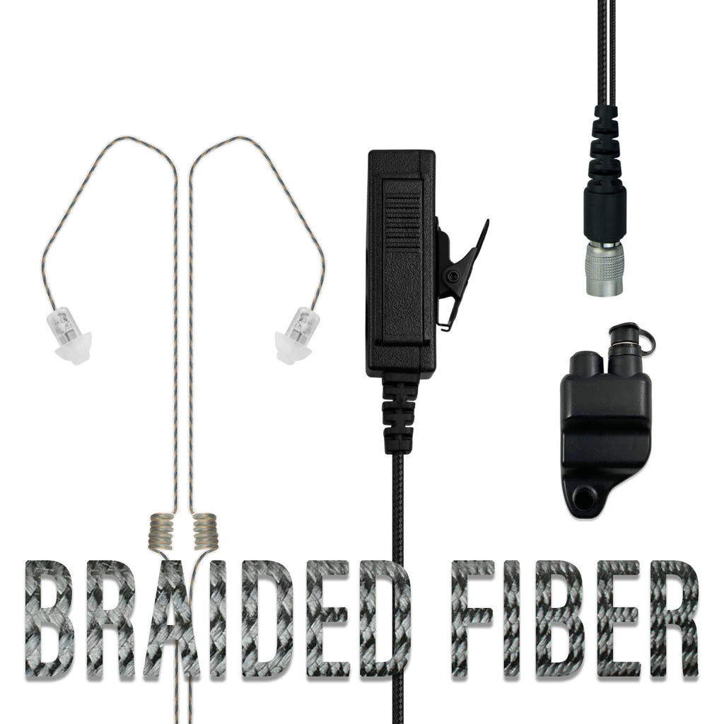 ID-B2W28RR poltact Braided Fiber dual ear Tactical Mic & Invisible Series Tubeless Earpiece Kit w/ Quick Disconnect Hirose Connector Easy Connect Quick Release connector EP1328EC-W Harris L3Harris M/A-Com P5300 P5350 P5370 P5450 P5470 P5500 P5550 P5570 P7300 P7350 P7370 XG-15(P/MultiMode) XG-25(P/Pe/Multi material comms communications Comm Gear Supply CGS 3.5F+2W-V2-Hirose 3.5F+1WB-V2-Hirose Choice Tier 1 Choice Tier 2 Choice Tier 3 Compact C+WWPTT-Hirose C+WPTT-Hirose T-3-Hirose Cyclone N-ear surveillance 