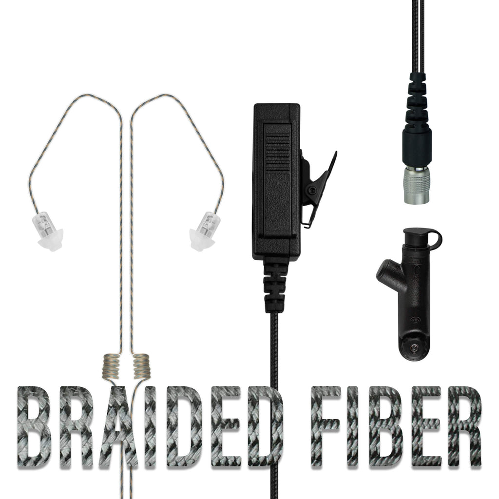 ID-B2W37RR poltact Braided Fiber dual ear Tactical Mic & Invisible Series Tubeless Earpiece Kit w/ Quick Disconnect Hirose Connector Easy Connect Quick Release connector EP13R7EC-W Motorola R7, R7A, Ion Series, MXP600 N Series N30, N50, N60, N70 GCAI Mini M20 tubeless  material comms communications Comm Gear Supply CGS Patrol Mic Patrol Series 3.5F+2W-V2-Hirose 3.5F+1WB-V2-Hirose Choice Tier 1 Choice Tier 2 Choice Tier 3 Compact C+WWPTT-Hirose C+WPTT-Hirose T-3-Hirose Cyclone N-ear surveillance 