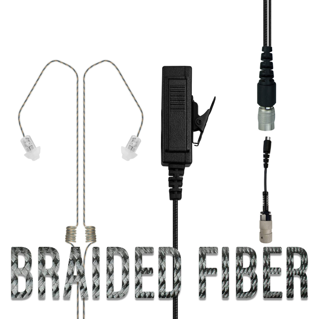 ID-B2WU22RR poltact Braided Fiber dual ear Tactical Mic & Invisible Series Tubeless Earpiece Kit w/ Quick Disconnect Hirose Connector Easy Connect Quick Release connector Harris L3Harris Falcon III Thales RF 7800V 5800 LVIS USA AN/PRC-113 AN/PRC-119 AN/PRC-150 AN/PRC-152 AN/PRC-154 AN/PRC-117 AN/P tubeless material comms communications Comm Gear Supply CGS 3.5F+2W-V2-Hirose 3.5F+1WB-V2-Hirose Choice Tier 1 Choice Tier 2 Choice Tier 3 Compact C+WWPTT-Hirose C+WPTT-Hirose T-3-Hirose Cyclone N-ear surveillance
