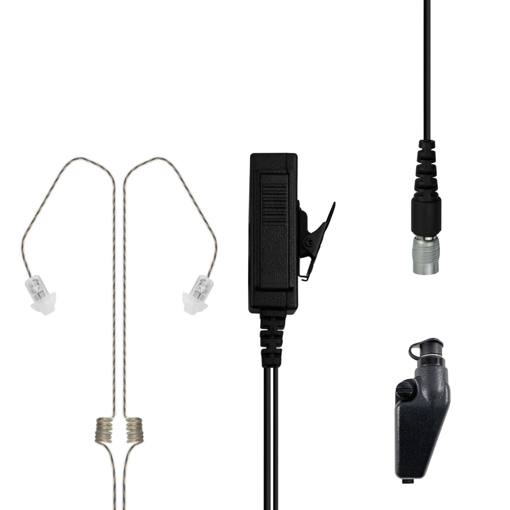 ID-PM11RR dual ear Invisible Patrol lapel Mic Tubeless Earpiece Tubeless Earpiece Kit Rapid Release Quick Disconnect Easy Connect Quick Release Connector EP1311EC-W EF Johnson: VP5000, VP5230, VP5330, VP5430, VP6000, VP6230, VP6330, VP6430, VP6430-F2 tubeless material comms Comm Gear Supply CGS Patrol Mic Patrol Series 3.5F+2W-V2-Hirose 3.5F+1WB-V2-Hirose Choice Tier 1 Choice Tier 2 Choice Tier 3 Compact C+WWPTT-Hirose C+WPTT-Hirose T-3-Hirose Cyclone N-ear surveillance 