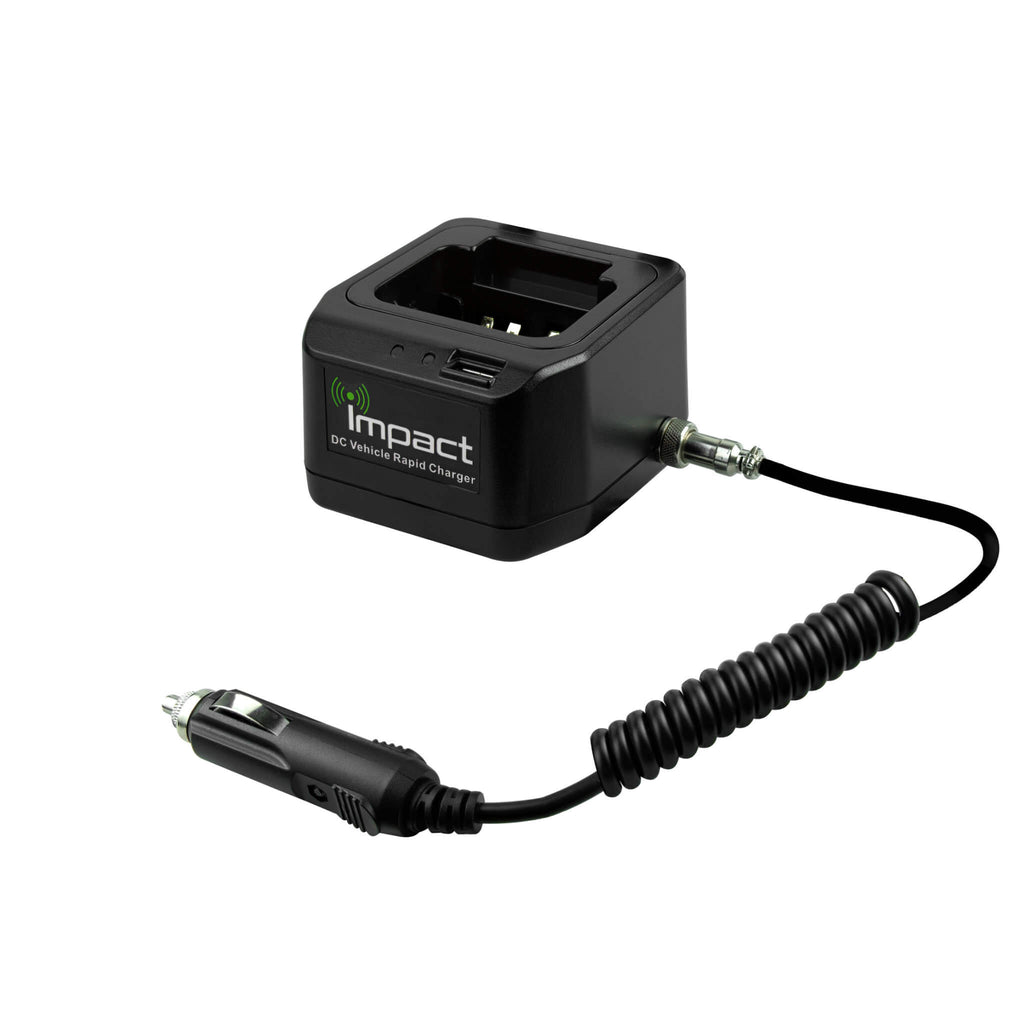 IMPA-1DC-IMPA-302: Complete Law Enforcement/Tactical In-Vehicle Charger for Hytera Radio/Walkie TC-508, TC-508U, TC-508V, TC-518U, TC-518V, TC-580(Radio Batteries: BL1301, BL1719)- Not your common car charger! Comm Gear Supply CGS