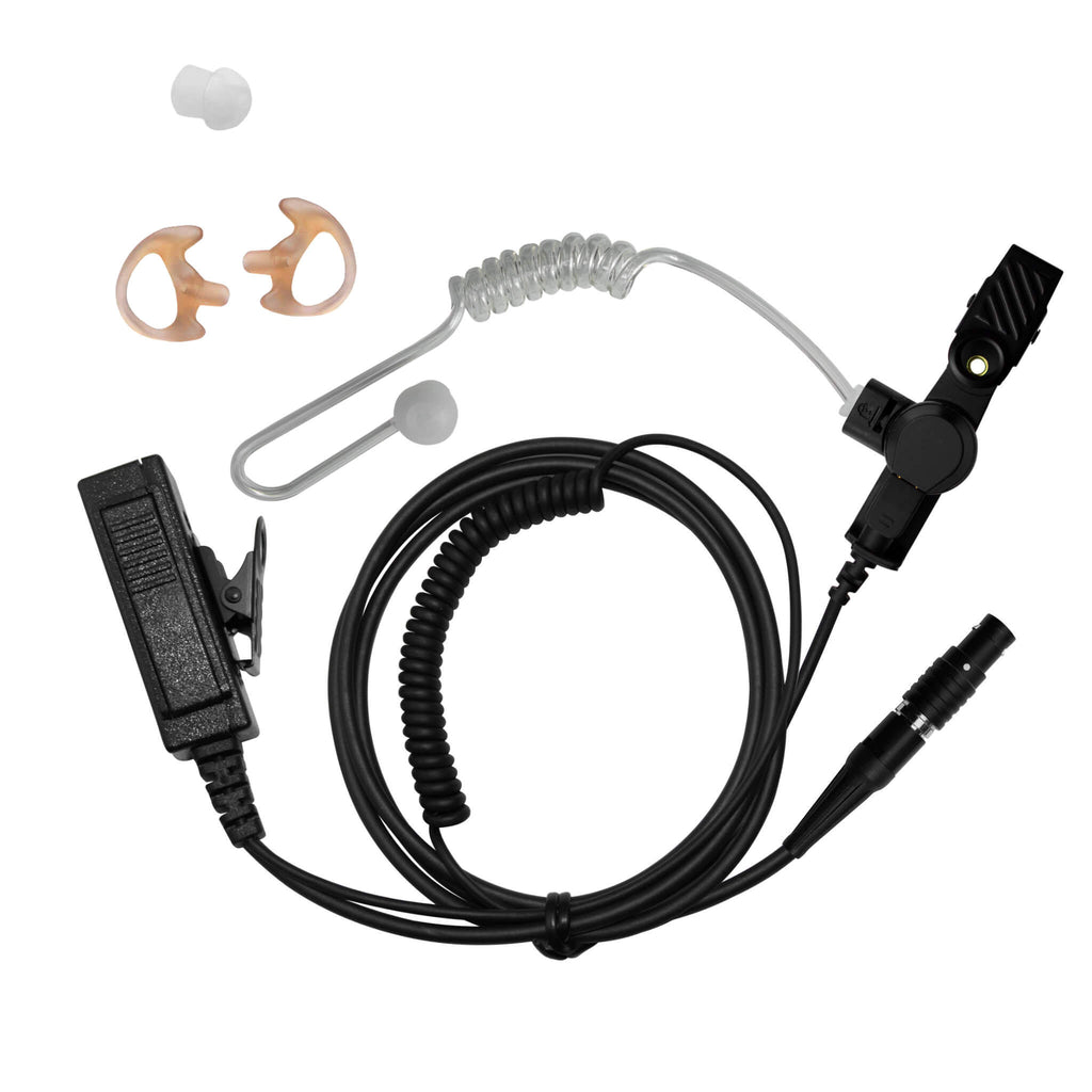 P/N: 2W-15HW: Tactical 2 Wire Comms Kit ONLY For Selex/Marconi /Bowman H4855, H4855U, & AN/PRC-343, Personal Role Radio PRR Integrated Intra Squad Radio IISR - LEMO 5 Pin Comm Gear Supply CGS
