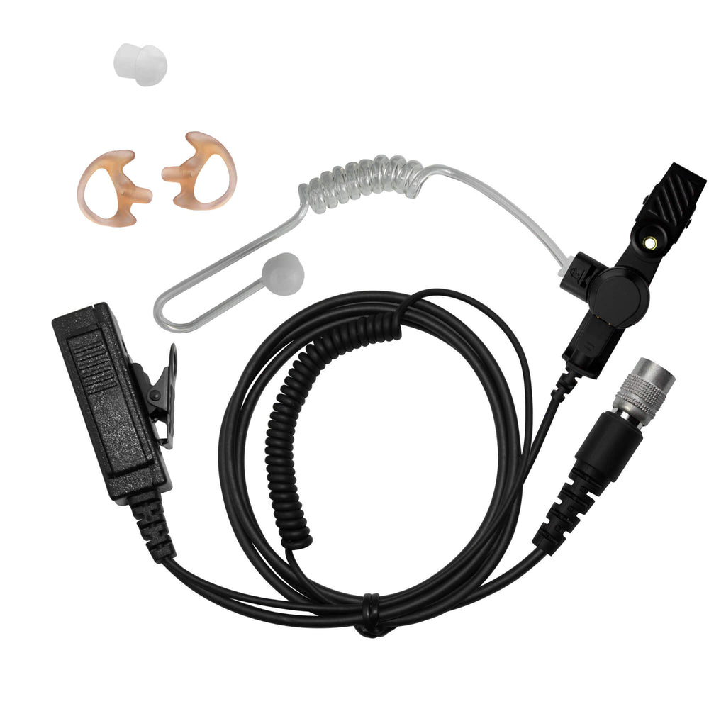 Velcro Mic & Earpiece Radio Kit - Motorola: APX (Apex) Series, XPR Series, SRX2200, & More Comm Gear Supply CGS P/N: LT34SR-V