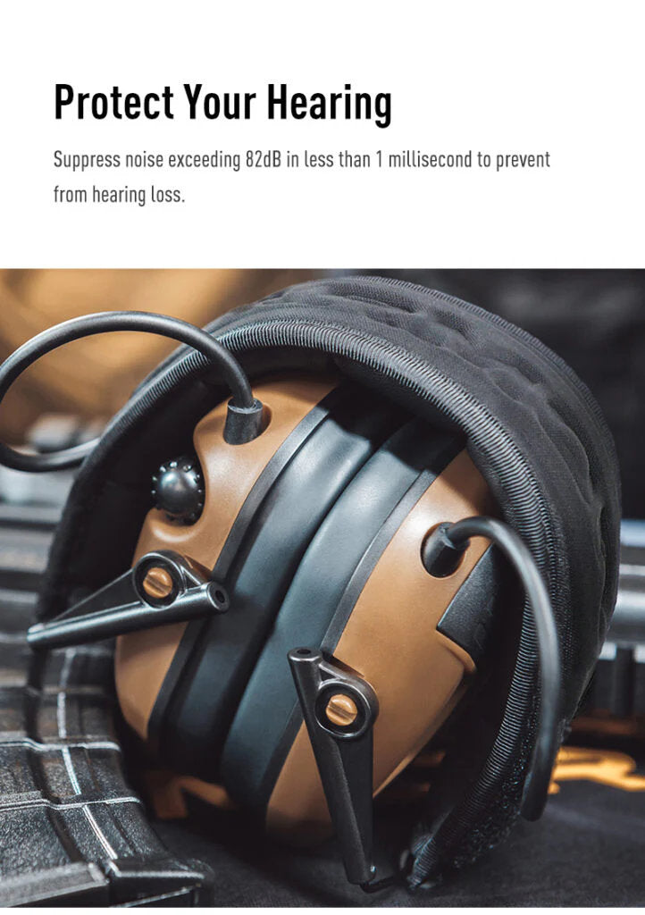 P/N: M300A: M300A is noise-canceling headset designed to provide users with safe and reliable hearing protection. Equipped with an integrated chip that utilizes advanced digital signal processing technology, it effectively reduces noise in noisy environments and minimizes the damage caused by gunshot noise to hearing. Comm Gear Supply CGS