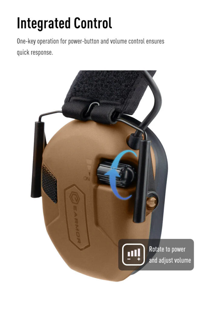 P/N: M300A: M300A is noise-canceling headset designed to provide users with safe and reliable hearing protection. Equipped with an integrated chip that utilizes advanced digital signal processing technology, it effectively reduces noise in noisy environments and minimizes the damage caused by gunshot noise to hearing. Comm Gear Supply CGS