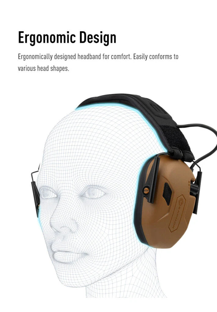 P/N: M300A: M300A is noise-canceling headset designed to provide users with safe and reliable hearing protection. Equipped with an integrated chip that utilizes advanced digital signal processing technology, it effectively reduces noise in noisy environments and minimizes the damage caused by gunshot noise to hearing. Comm Gear Supply CGS