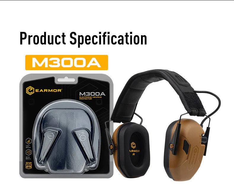 P/N: M300A: M300A is noise-canceling headset designed to provide users with safe and reliable hearing protection. Equipped with an integrated chip that utilizes advanced digital signal processing technology, it effectively reduces noise in noisy environments and minimizes the damage caused by gunshot noise to hearing. Comm Gear Supply CGS