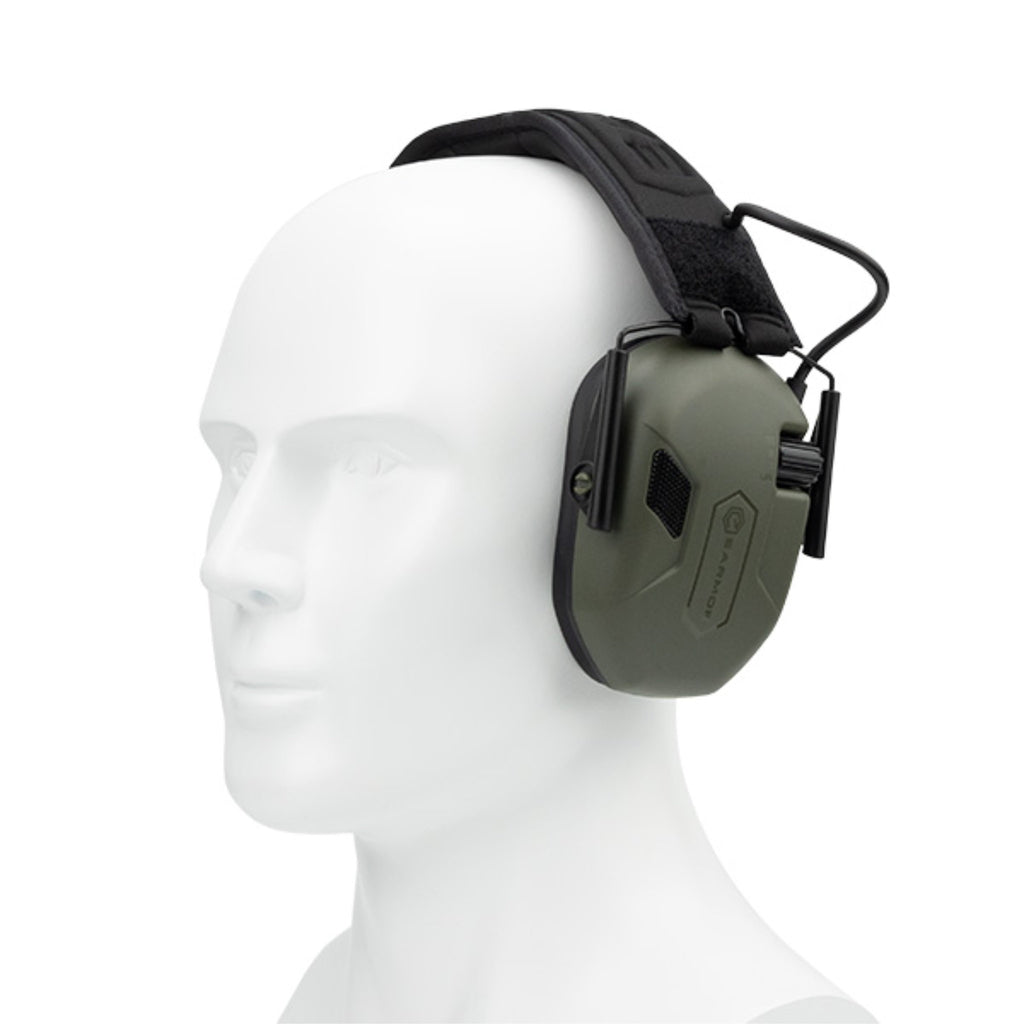 P/N: M300A: M300A is noise-canceling headset designed to provide users with safe and reliable hearing protection. Equipped with an integrated chip that utilizes advanced digital signal processing technology, it effectively reduces noise in noisy environments and minimizes the damage caused by gunshot noise to hearing. Comm Gear Supply CGS