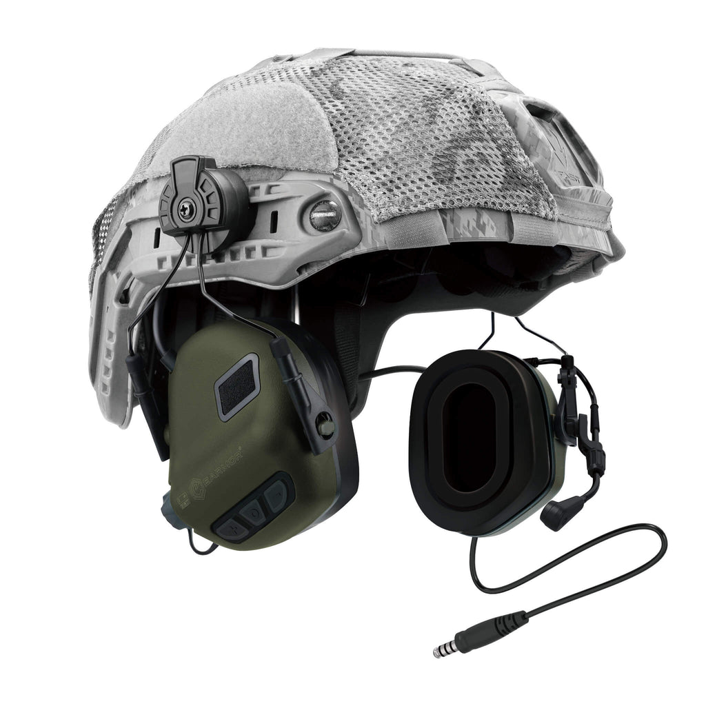 P/N: M32-V1 Comms Headset w/ Active Hearing Protection & Enhancement For Airsoft, Tactical Training, Recreation, etc. Comm Gear Supply CGS m32 mod4
