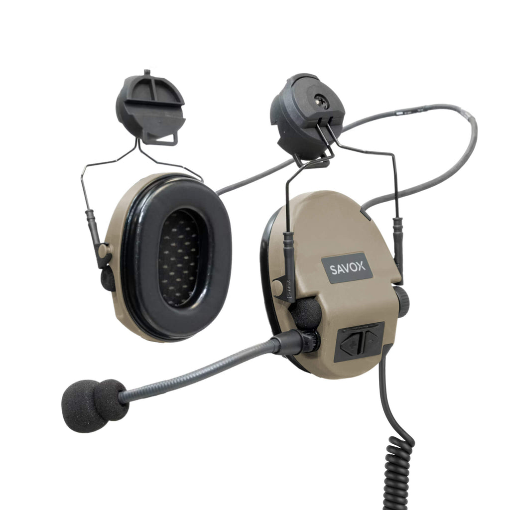 K5694-22208S K5694-21208S K5694-26208S Savox Noise Com 200 Tactical Comms Headset NC-200 NC200 NATO dynamic electret Comm Gear Supply CGS