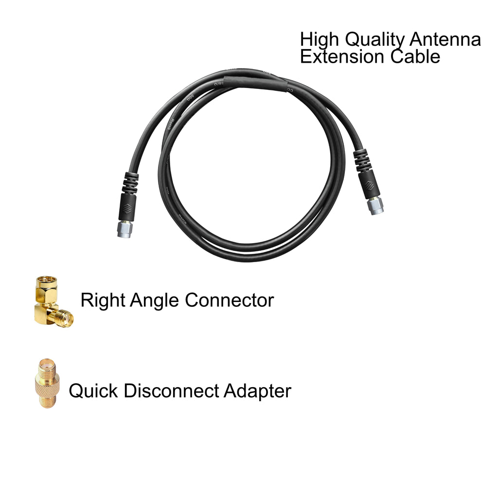 M.A.S.T Mast modular antenna system Tactical Antenna Relocation Kit - Baofeng Radios UV-5R, GT-3 Mark ii, UV-3R, UV-3R+, BF-F8+, UV-82, UV-82C, UV-82HP, BTECH GMRS-V1 GMRS, MURS-V1, UV-5X3, DMR-6X2 ARK-BAO Comm Gear Supply CGS