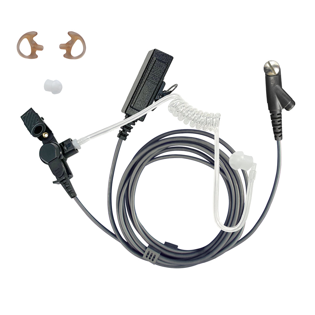 Tactical Mic & Earpiece Kit - Hardwired B2W29HW: For Harris(L3Harris): XG-100, XG-100P, XL-185, XL-185P, XL-185Pi, XL-150/P, XL-95/P, XL-200, XL-200P, XL-200Pi Comm Gear Supply CGS