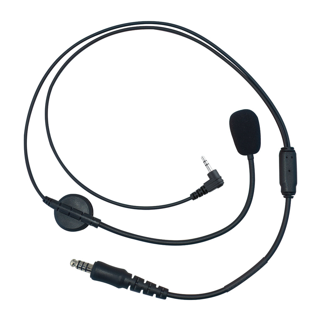 PTBM-3.5-NX-A: Tactical Boom dynamic low impedance Mic Comms Kit for Ear Pro Headset. Directly use the 3.5 mm Connector: 3M, Walker's, Howard Leight Impact Pro, Impact Sport, Pro Ears, MSA & More w/ 3.5mm Audio Input Connector