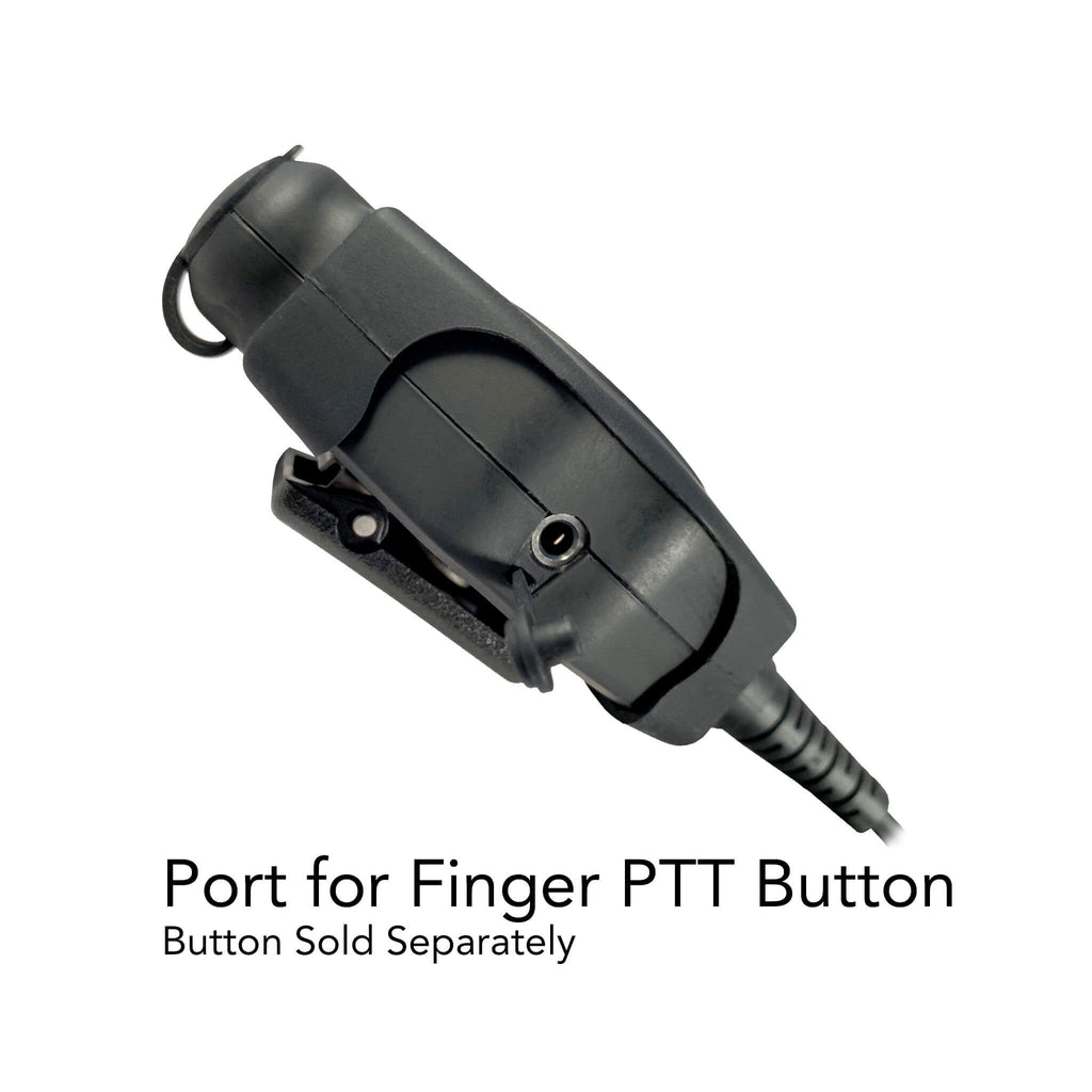 Tactical Radio PTT for Headset(Hirose Adapter System): NATO/Military Wiring, Gentex, Ops-Core, OTTO, Select Peltor Models, Helicopter - Replacement/Upgrade TMPTTD-S7-N: The Material Comms PolTact  Push To Talk(PTT) Silvus Streamcaster 7 Pin Connector Comm Gear Supply CGS