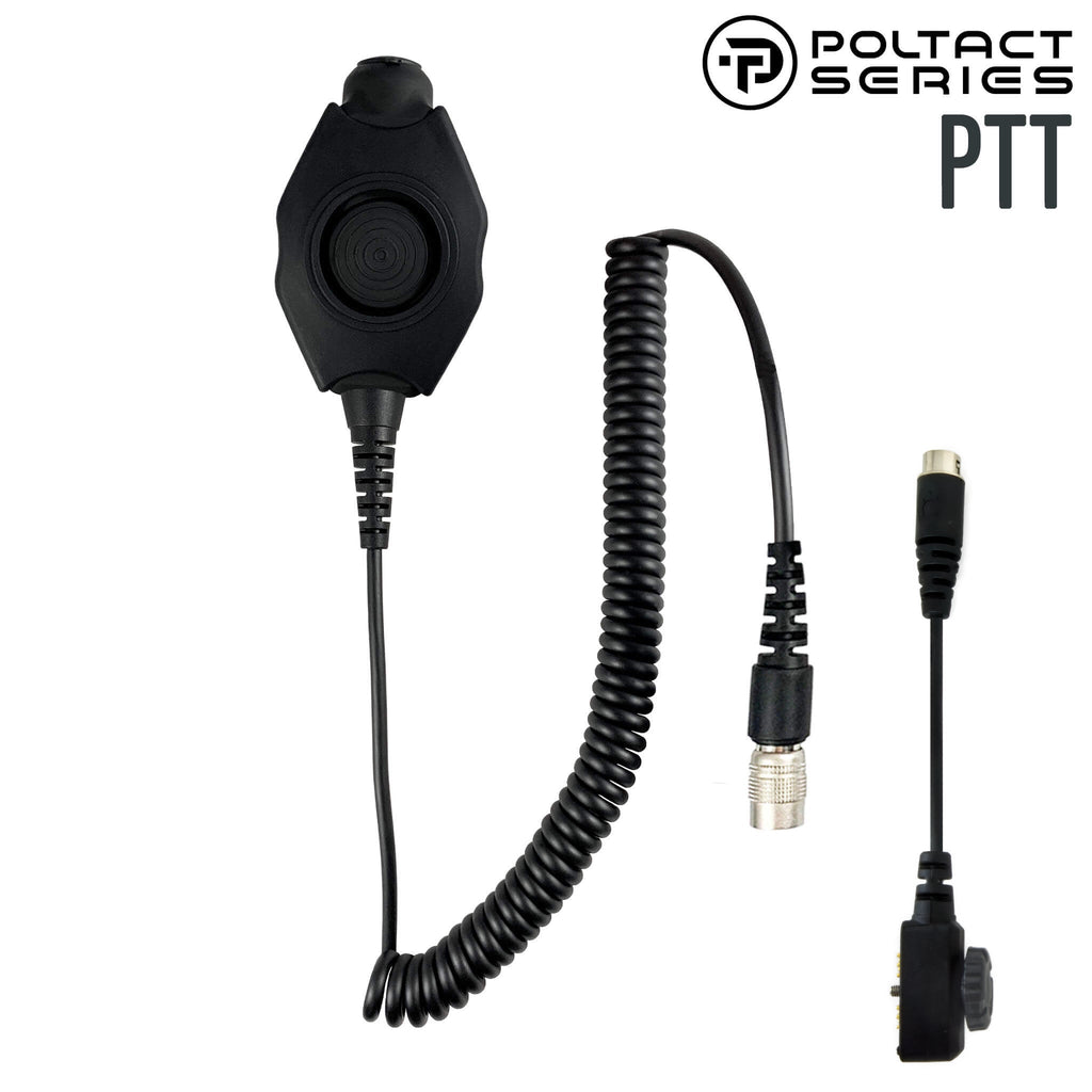 Tactical Radio Amplified PTT for Headset(Hirose Adapter System): US/Civilian Wiring, David Clark, MSA, Helicopter - Quick Disconnect PT-PTTV1-05SR Sonim XP5, XP5plus, XP5s, XP8, XP10 - U-94/A, Amped PTT and Disco32 Comm Gear Supply CGS PT-PTTV1-05SR  peltor comtac XPI MT20H682FB-33, MT20H682FB-38, MT20H682BB-38, MT20H682P3AD-38, MT20H682FB-68, MT20H682FB-97)
