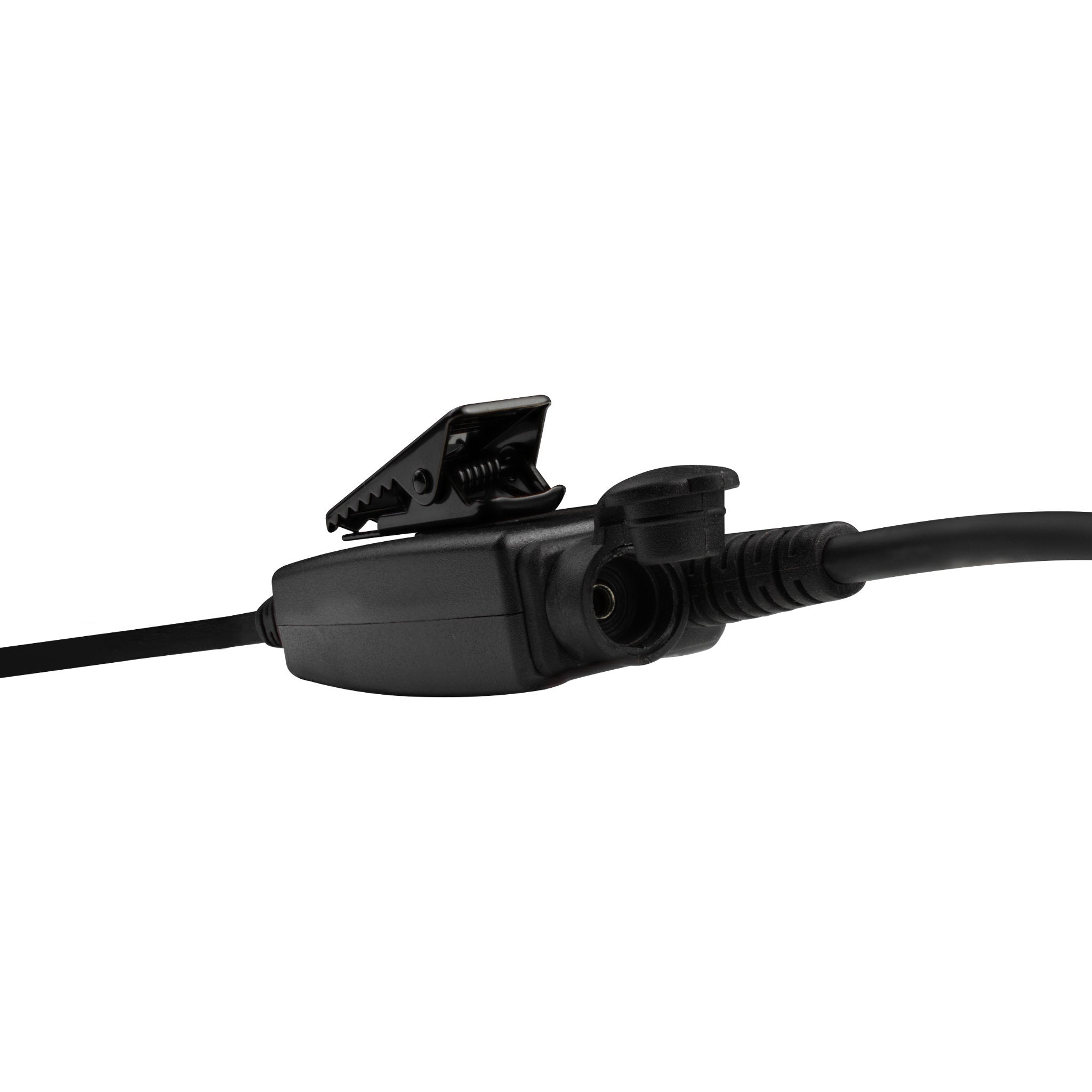 Low Profile Radio PTT for Tactical Headset w/ Quick Disconnect