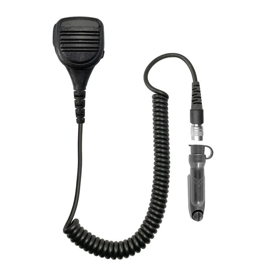 P/N:SM43SR: Shoulder/Chest Microphone for Motorola/Ailunce/Retevis/HYT/: EX500, EX560-XLS, EX600/XLS, GP328/GP338PLUS, GP344/338, HD1, HD2, Siyata, Simoco & More.