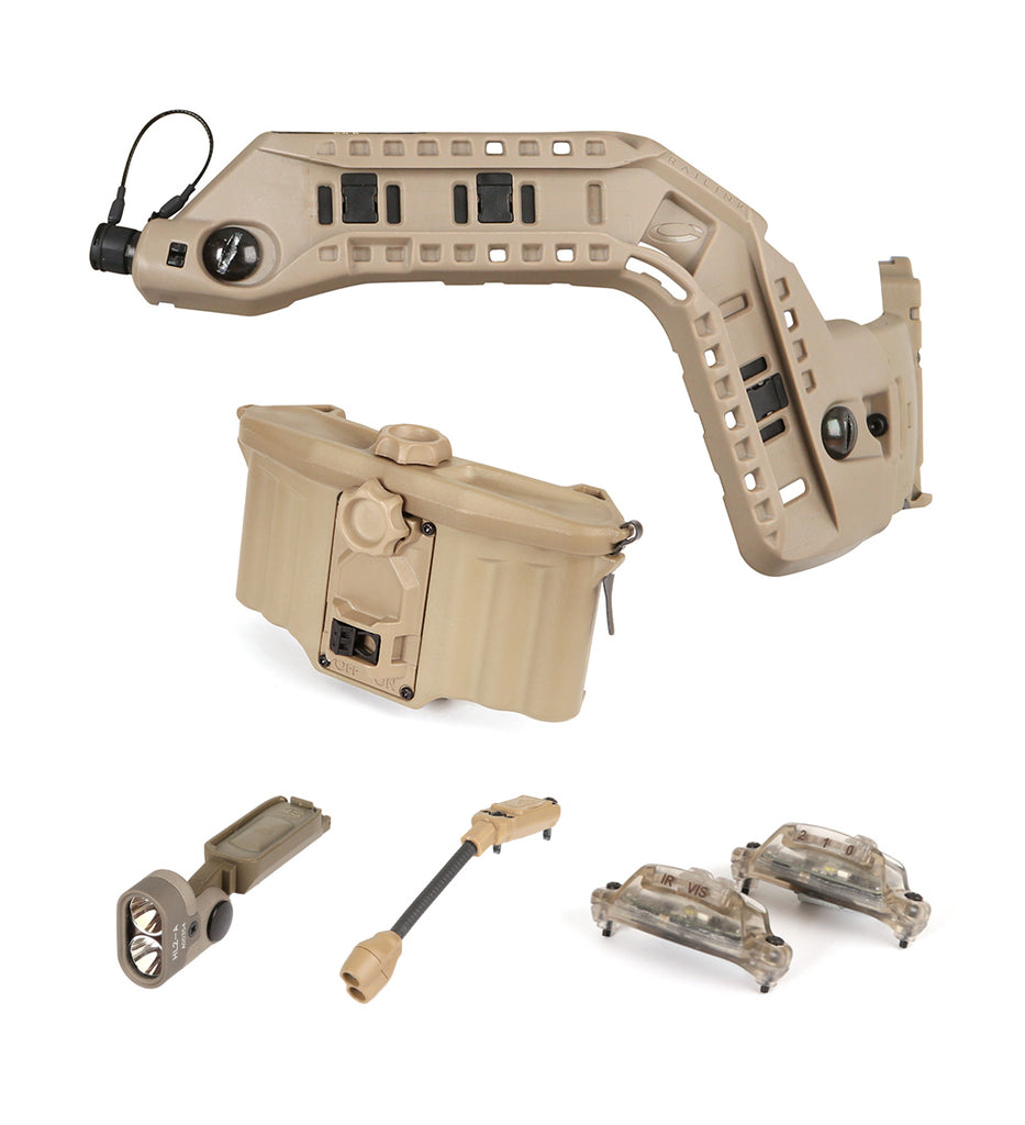 RAILINK-BUNDLE-2: Ops-Core RAILINK® Bundle w/ Battery Pack+, SureFire HL2-A Light, Princeton Tec RAILINK Switch MPLS, & 2x Core Survival HEL-STAR Rail Strobe 1002388-20 1003065-00 1002161-00 1002162-00 1002163-00 1002388-21 1003065-01 1002161-01 1002162-01 1002163-01 