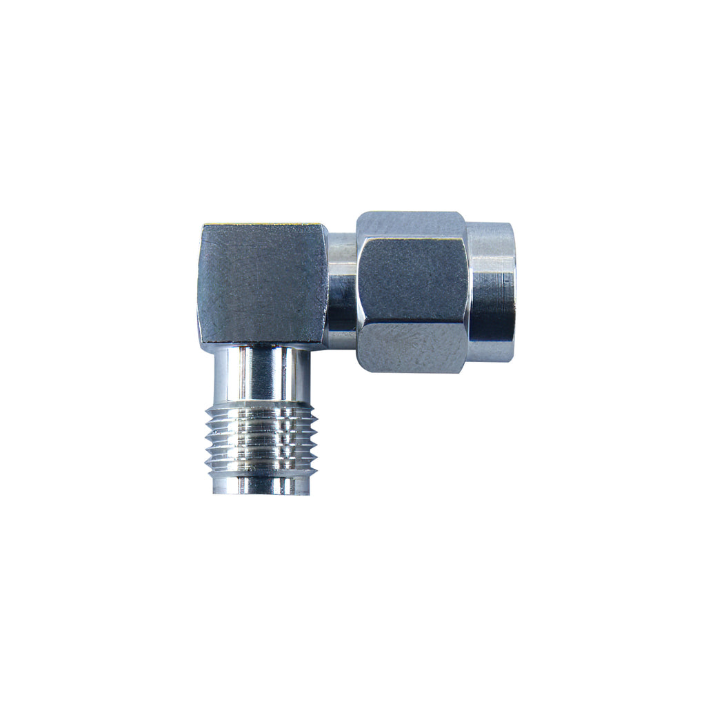 P/N: ARK-RAC-316L﻿:﻿ An All Steel Right Angle SMA designed to work with all Antenna Relocation Kit(ARK) models. Connector can be utilized to change the direction of the cable to make your desired setup convenient & manageable. Uses all steel internal and external body made up of 316L steel. 316L steel is corrosive resistant even in humid/costal areas.