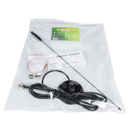 UT-72: Genuine Nagoya UT-72 Super Loading Coil 19-Inch Magnetic Mount (Heavy Duty) VHF/UHF Antenna PL-259, Includes Additional SMA Adaptor for BTECH/BaoFeng, and other SMA based Radios