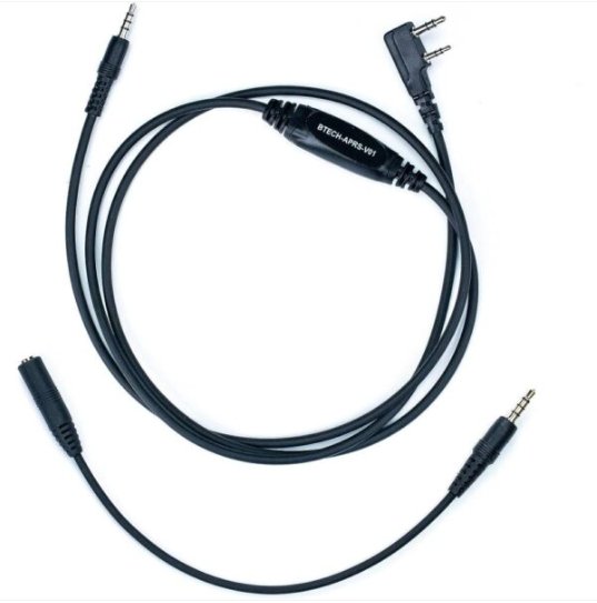 APRS-K1: Multi-Function Universal Audio Interface Cable – Supports APRSpro, APRSDroid – Android & iOS Compatible – Supports BTECH, BaoFeng, TYT, Wouxun, AnyTone, Kenwood Comm Gear Supply CGS