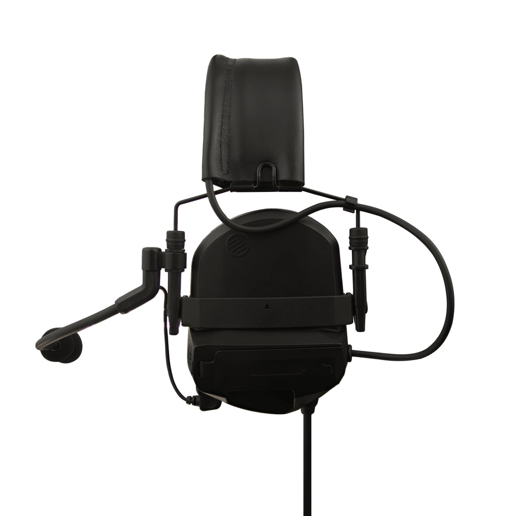 Tactical Radio Helmet Headset w/ Active Hearing Protection - PTH-V2-29 Material Comms PolTact Headset & Push To Talk(PTT) Adapter For Tactical Radio Headset w/ Active Hearing Protection - Harris(L3Harris): XG-100, XG-100P, XL-185, XL-185P, XL-185Pi, XL-150/P, XL-95/P, XL-200, XL-200P, XL-200Pi Comm Gear Supply CGS