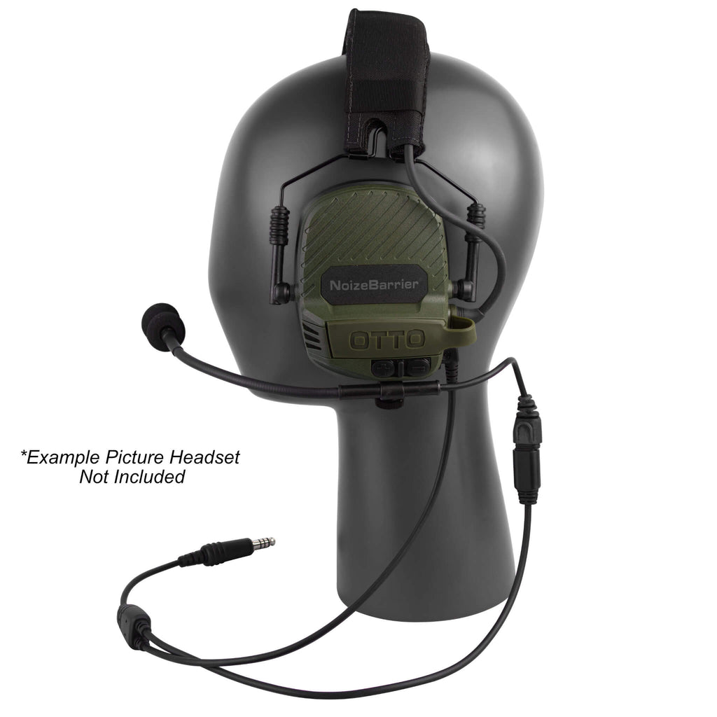 otto noizebarrier tac range sa electret dynamic high low impedance microphone ear pro y harnes PT-YH-N 3M PELTOR Left right Side Boom Harness, NATO Wiring, FL6AF PELTOR 3M Product Number FL6AF3M ID 7000141070 UPC 07318640037953, 04046719391431 ComTac II, ComTac III, ComTac V, & ComTac VI ComTac 2, ComTac 3, ComTac 5, & ComTac 6 Comm Gear Supply CGS