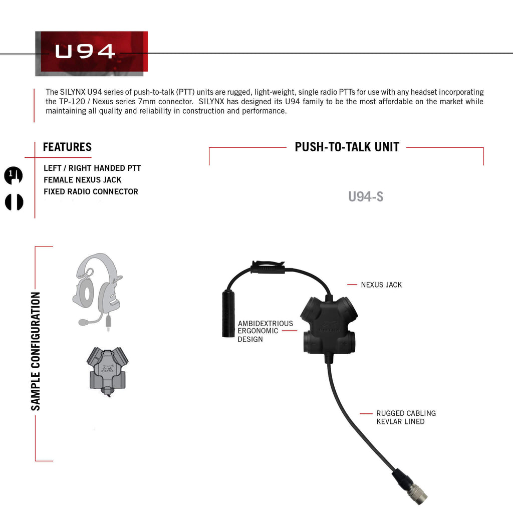 P/N: PT0020-B-17 / PT0020-D-17: FL4040 silynx u-94 ptt tactical headset, peltor, tci, tea, msa PT0020-B-03 / PT0020-D-03 Tactical/Military Grade Push To Talk(PTT) Adapter quick disconnect hirose quick release Comm Gear Supply CGS