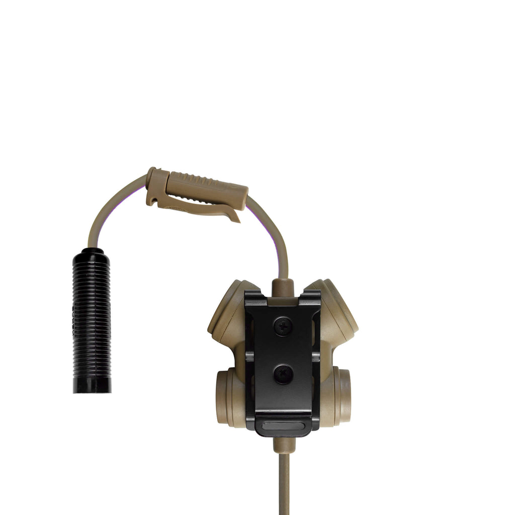 FL4040 silynx u-94 ptt tactical headset, peltor, tci, tea, msa PT0020-B-03 / PT0020-D-03 Tactical/Military Grade Push To Talk(PTT) Adapter quick disconnect hirose quick release Comm Gear Supply CGS