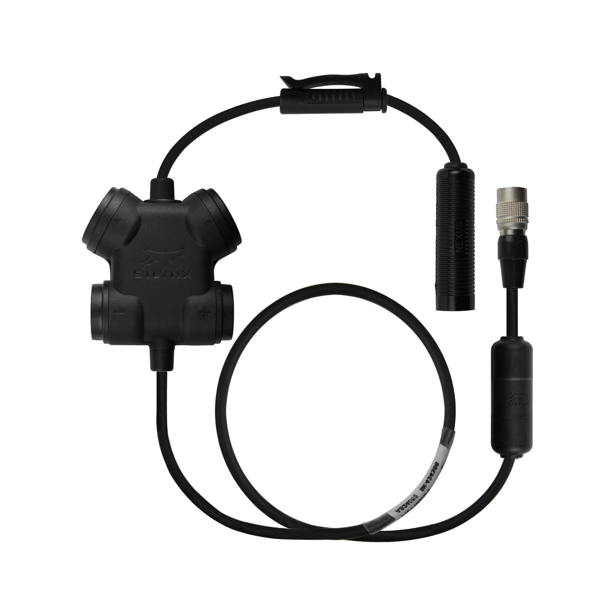 Silynx: Tactical Radio Adapter/PTT for Headset w/ Quick Disconnect