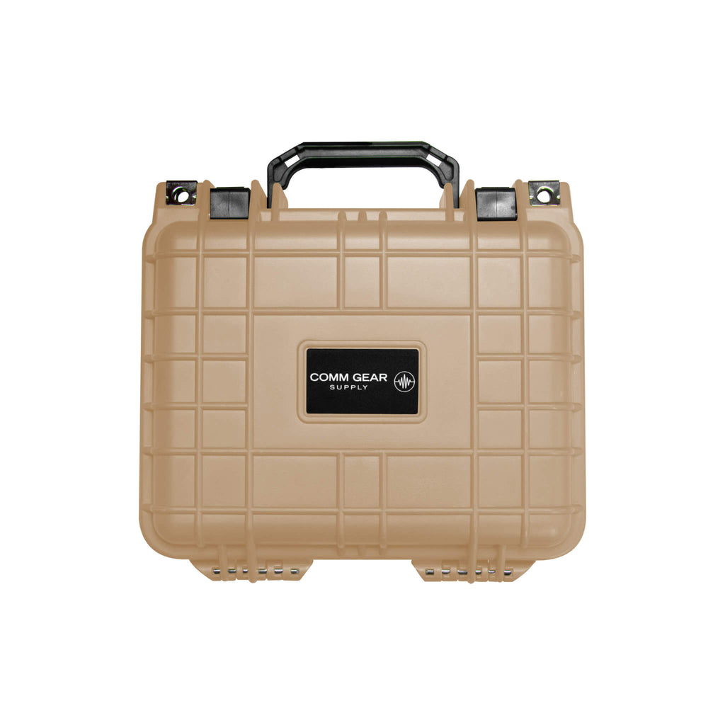 eylar SA00023 CASE-1-BLK CASE-1-GRA CASE-1-TAN CASE-1-GRN CASE-1-YEL: Hard Shell Protective Case; Ideal for Single Tactical Headset or other comms accessories comm gear supply