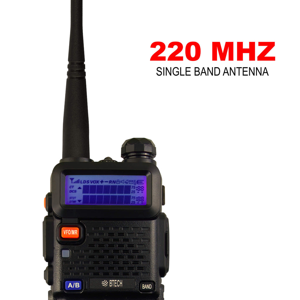 UV-5X3: Baofeng BTECH UV-5X3 5 Watt Tri-Band Radio : VHF, 1.25M, UHF, Amateur (Ham), Includes Dual Band Antenna, 220 Antenna, Earpiece, Charger Two-Way Radio Comm Gear Supply CGS