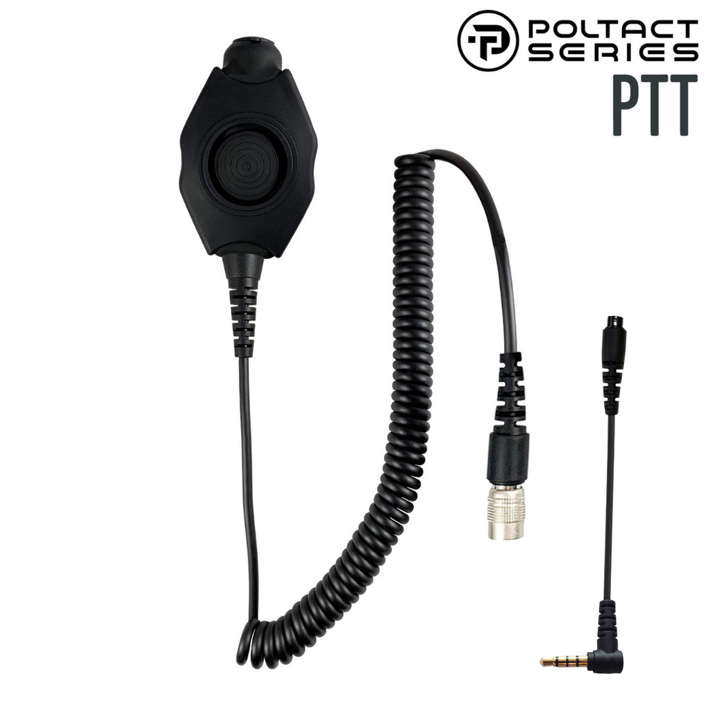 Tactical Radio Adapter/PTT for Headset w/ Quick Disconnect(Hirose): NATO/Military Wiring, Gentex, Ops-Core, OTTO, Peltor, Helicopter - Yaesu: FT-3D, FT-5D, FT-10R, FT-250, FT-40R, FT-50R, FT-60R FT-70DR/FT-70DE, & Vertex: VX-10, VX-110, VX130, VX-150, VX160, VX180, VX210, VX230, VX231, VX260, VX261, VX264, VX-1R, VX-2E, VX-2R, VX-2R, VX-300, VX350, VX351, VX354, VX-400, VX-5R, VXF-1, VX410, VX420, VX427, VX450, VX451, VX454, VX459, eVX261, eVX531, eVX534, eVX539, BC95 & Select Alinco radios PT-PTTV1-22YRR-N