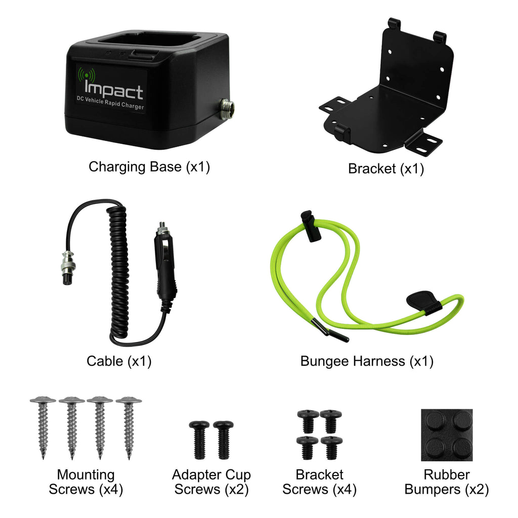 IMPA-1DC-IMPA-113: Complete Law Enforcement/Tactical In-Vehicle Charger for Motorola Radio/Walkie Motorola/Bearcom: MAG ONE/BPR40, BC130, BC300D(Radio Batteries: PMNN4075, PMNN4071)- Not your common car charger! Comm Gear Supply CGS