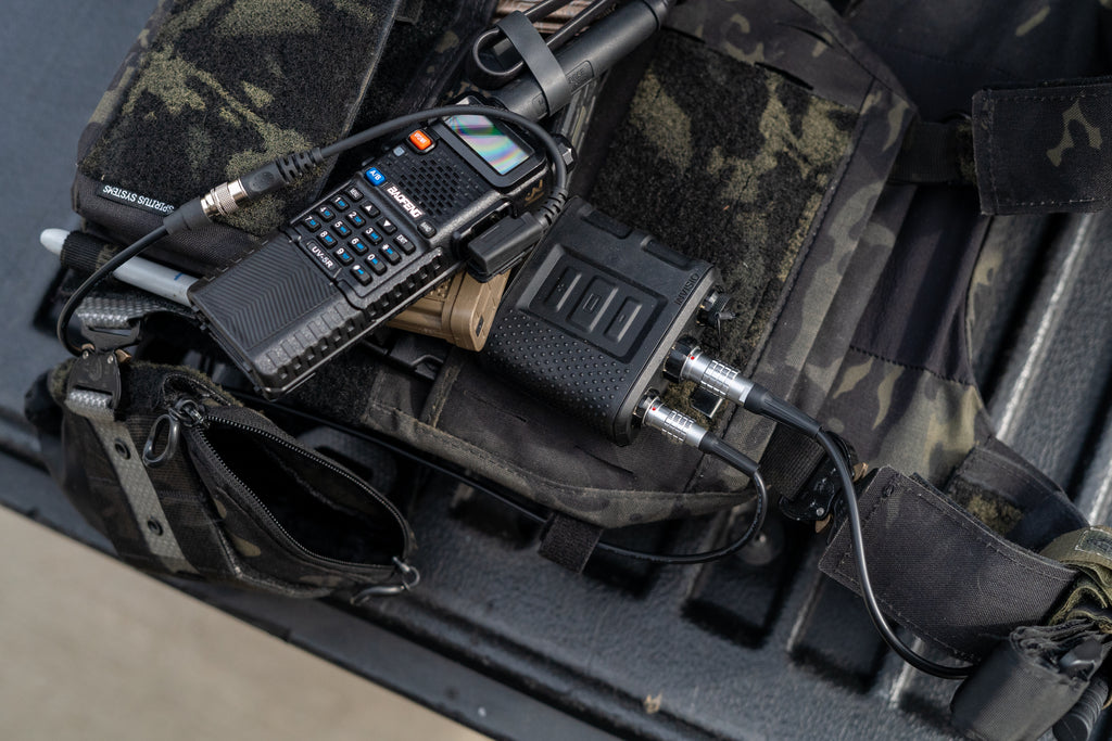 X50-SR: 6 Pin Hirose Quick Disconnect Adapter Cable for the Invisio X50 Control Box/PTT Comm Gear Supply CGS