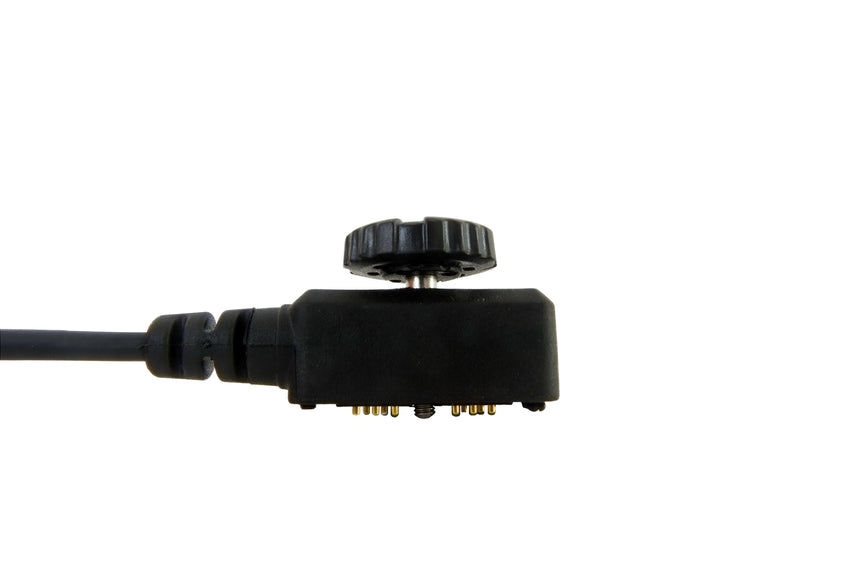 PolTact V2 Tactical Radio PTT for Headset w/ Dual Buttons & Quick Disc ...