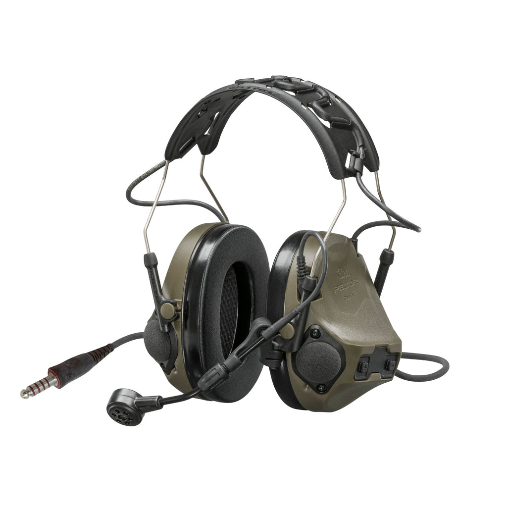MT14H418A-92 GE MT14H418A-92 GN MT14H418A-92 CY: 3M Peltor ComTac VIII Tactical Headset with Single Downlead Dual Comms Connector 5 Pole TP-105/U384 Connector CGS Comm Gear Supply MT14H418A-35 GE MT14H418A-35 GN MT14H418A-35 CY