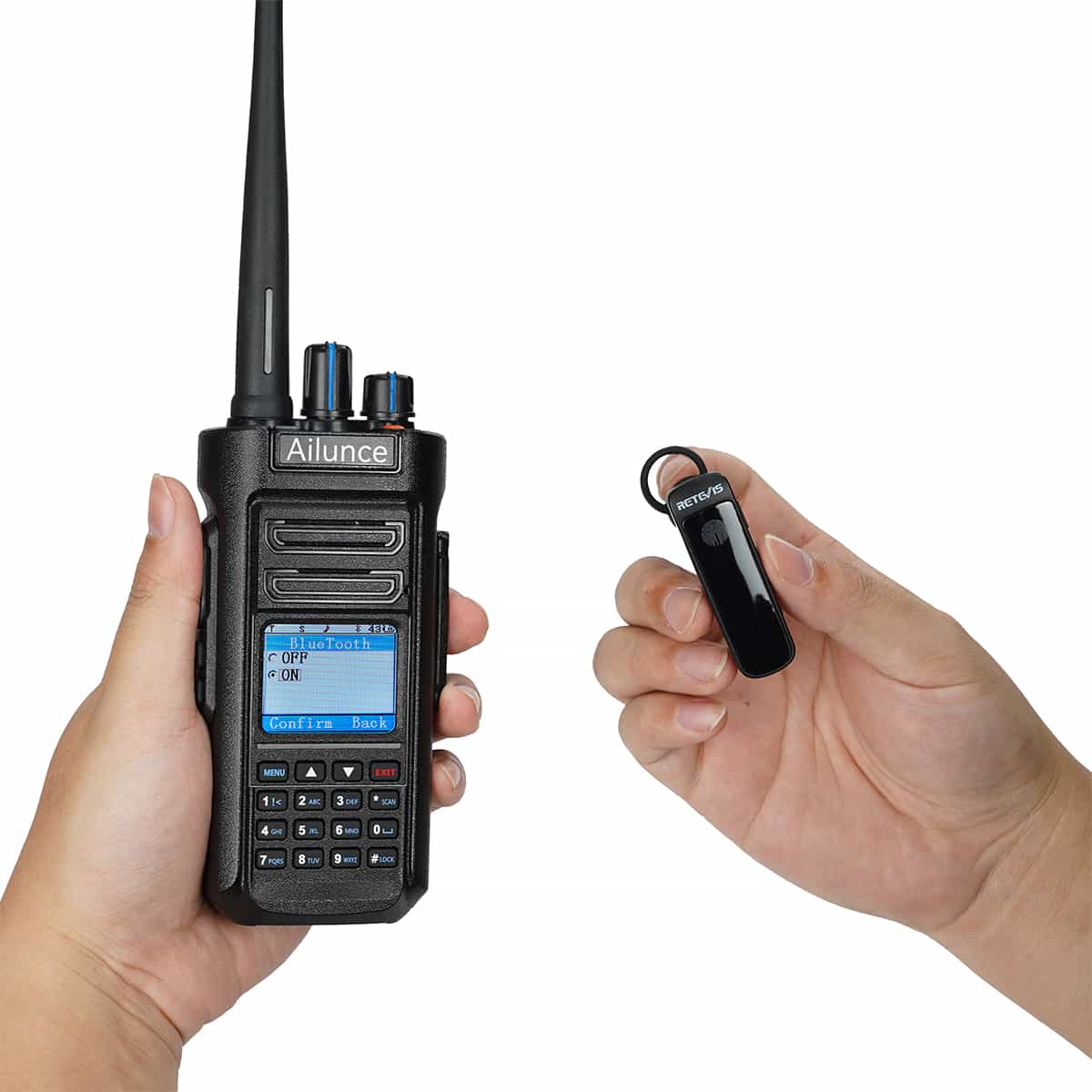 Retevis Ailunce HD2 Waterproof Dual Band DMR Radio – Comm Gear Supply
