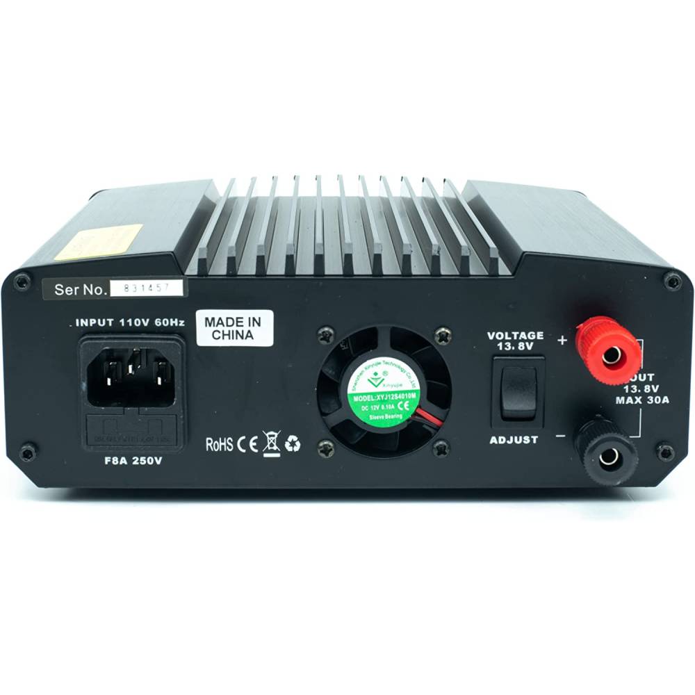 P/N: RPS-30PRO: The BTECH RPS-30PRO Regulated Power Supply allows for simple and reliable AC-to-DC power conversion with a constant source of DC voltage. An ideal power source for CB, Ham, GMRS and LMR Two way radios, Scanners, and all 13.8V equipment. Comm Gear Supply