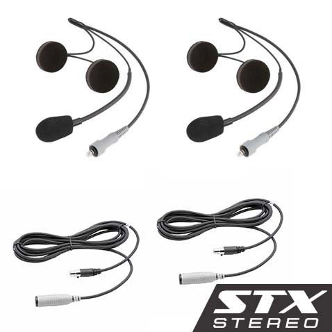 P/N: PLUS2-STX-HK: Expand your two-person intercom system to 4 persons with this STX Helmet Kit expansion pack. Comm Gear Supply CGS