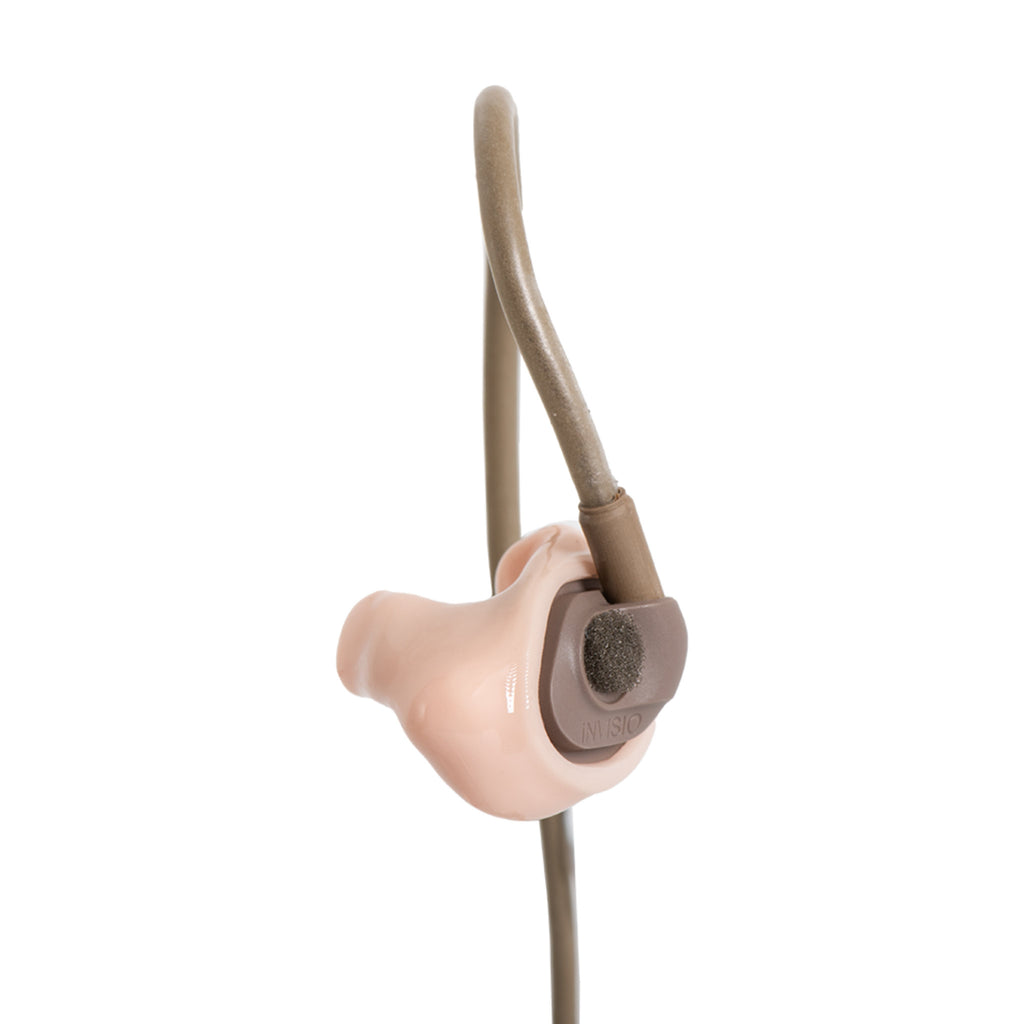 P/N: CGS-INV-X7: Redefining the usability of tactical in-ear headsets. Designed for comfort and ease of use, the INVISIO X7 in-ear headset provides market leading hearing protection, clear communication, and natural, auditory situational awareness. It is powered and operated by an INVISIO Gen II control unit. Comm Gear Supply CGS