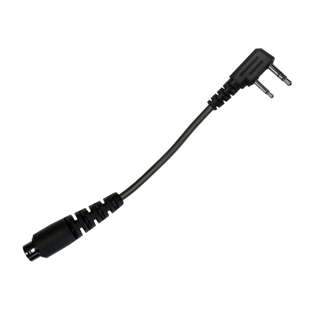 Radio Adapter for Mic/Earpiece - All Kenwood TK & NEXEDGE (NX) 2-Pin, Baofeng, BTECH, Rugged Radios, Diga-Talk, TYT, AnyTone, Relm/BK Radio Quansheng, Quansheng, Wouxon Comm Gear Supply CGS