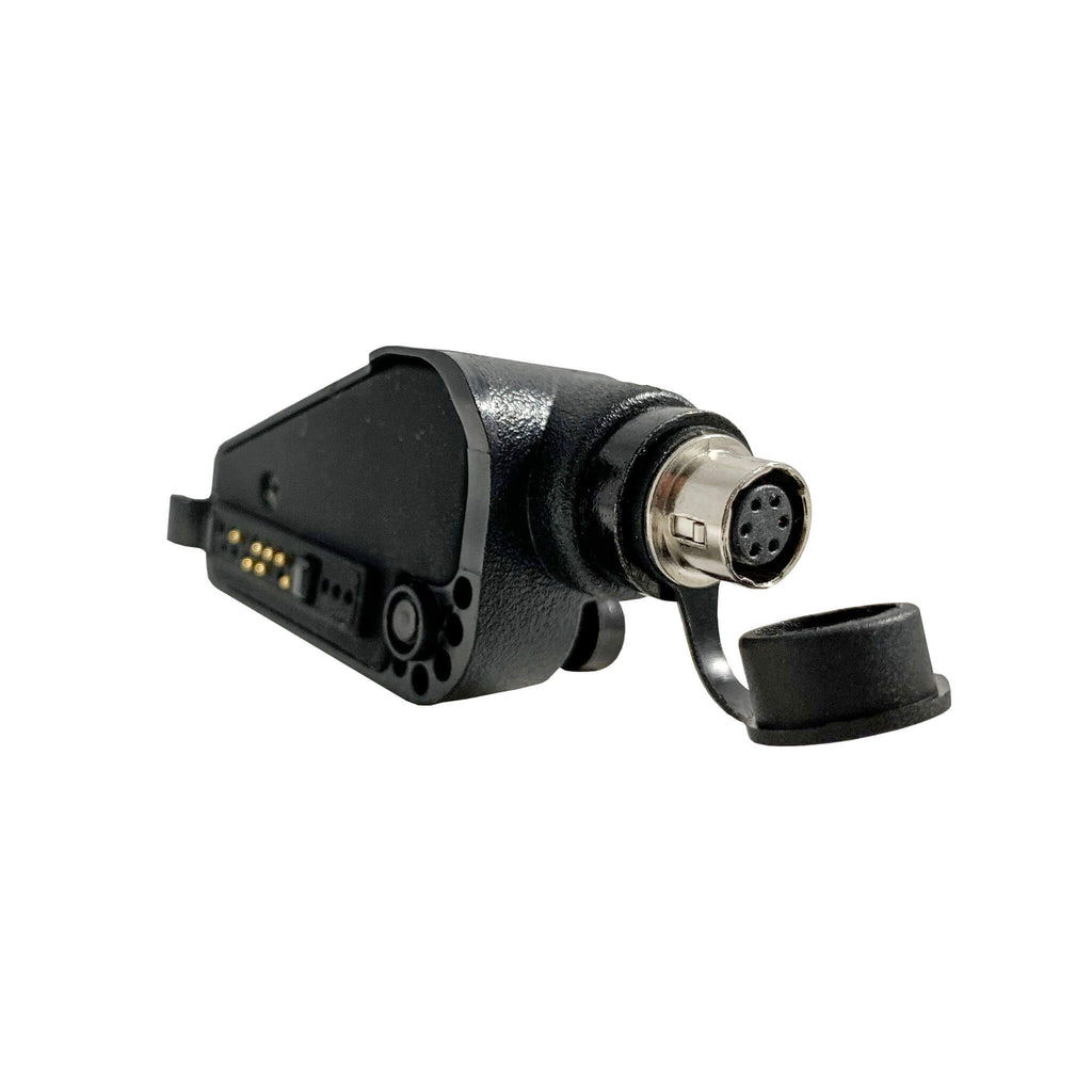 PTH-V1-11RR Material Comms PolTact Headset & Push To Talk(PTT) Adapter For EF Johnson: VP5000, VP5230, VP5330, VP5430, VP6000, VP6230, VP6330, VP6430 Comm Gear Supply CGS