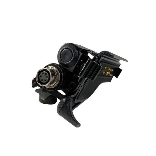FL4040 silynx u-94 ptt replacement ptt for tactical headset, peltor, tci, tea, msa PT0020-B-03 / PT0020-D-03 Tactical/Military Grade Push To Talk(PTT) Adapter For EF Johnson: All 51, 5000, 5100, 7700, 8100 Series, Ascend, VP Viking Series: VP400, VP600, VP900 & More quick disconnect hirose quick release quick detach