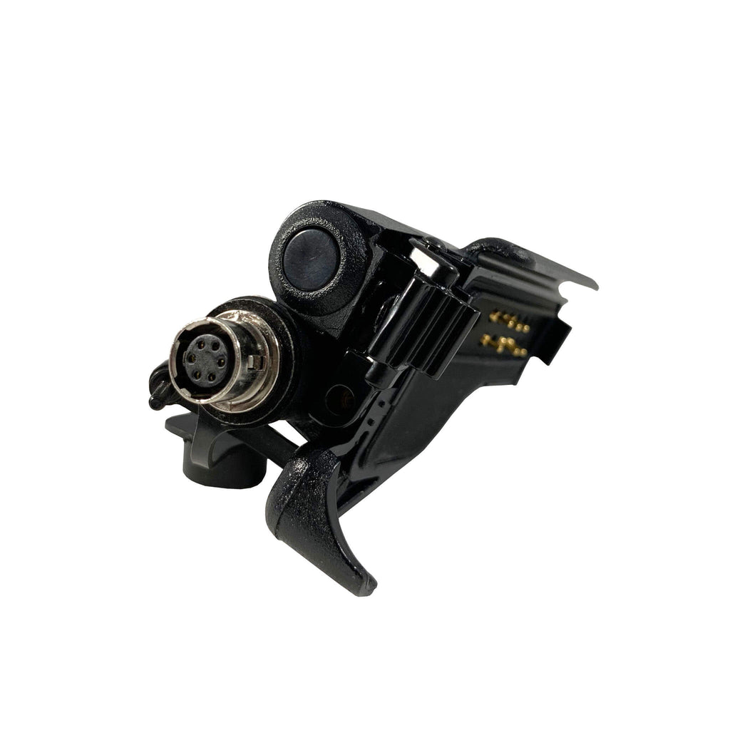 Tactical Radio Adapter/PTT for Headset(Hirose Adapter System): Peltor, TCI, TEA, Helicopter - Quick Disconnect Motorola: XTS1500, XTS2500, XTS3000, XTS3500, XTS5000, HT1000, JT1000, MT2000, MTS2000, MTX838, MTX900, MTX8000, MTX9000, PR1500 & More Comm Gear Supply CGS