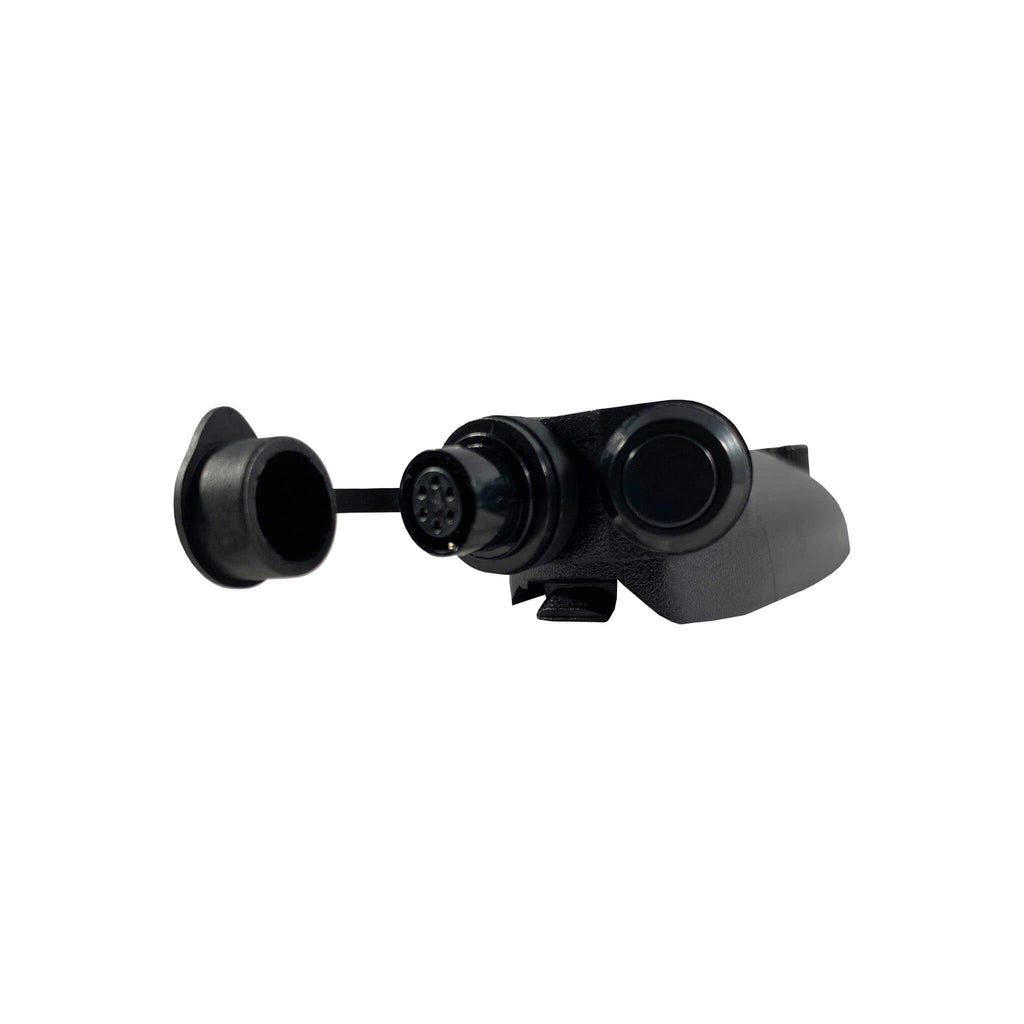 PT-PTTV1-33RR Tactical Radio Adapter/PTT for Headset(Hirose Adapter System): Peltor, TCI, TEA, Helicopter - Quick Disconnect Motorola: HT750/1250/1550, MTX850/950/960/8250/9250, PR860 & More Comm Gear Supply CGS PT-PTTV1-33SR