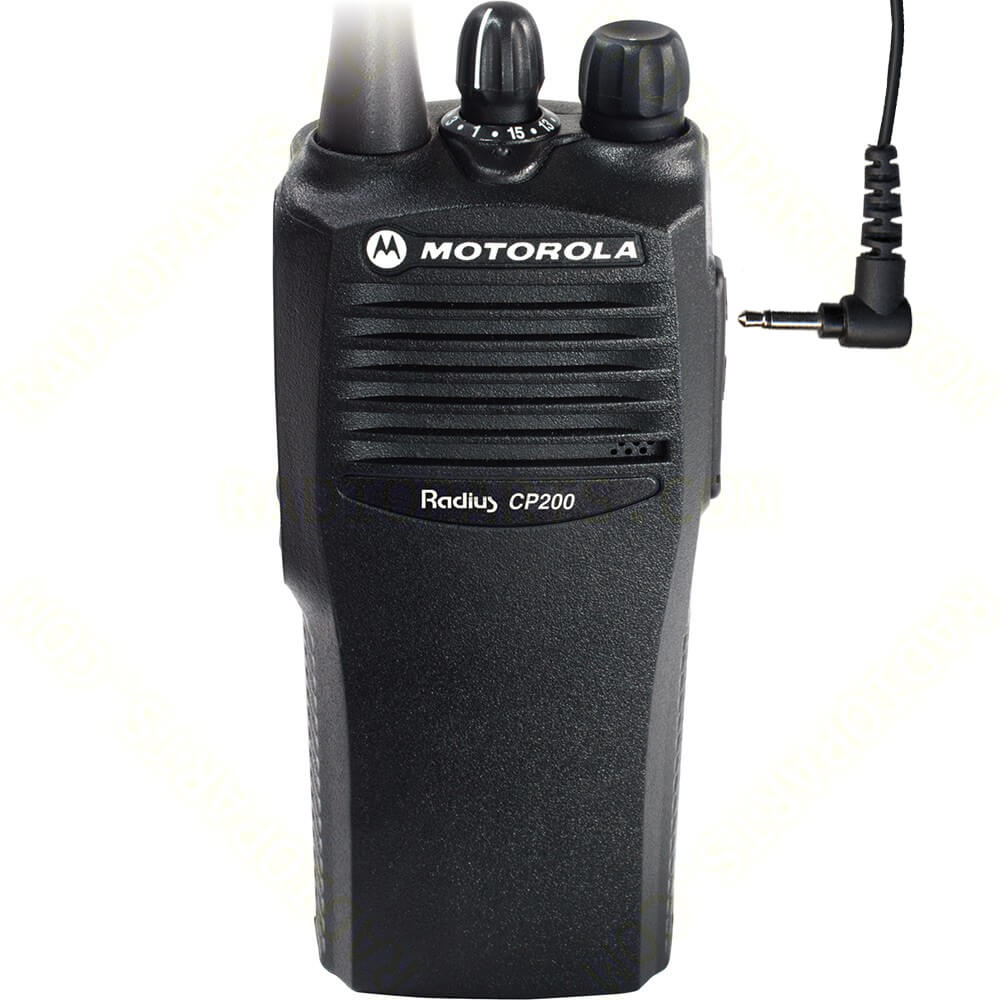 LO35XAC - 3.5mm Listen Only, Long Cable, Acoustic Tube Radio Earpiece - Motorola, Connects To Radio 3.5mm Plug Ideal for Church / Temple Security. Comm Gear Supply CGS