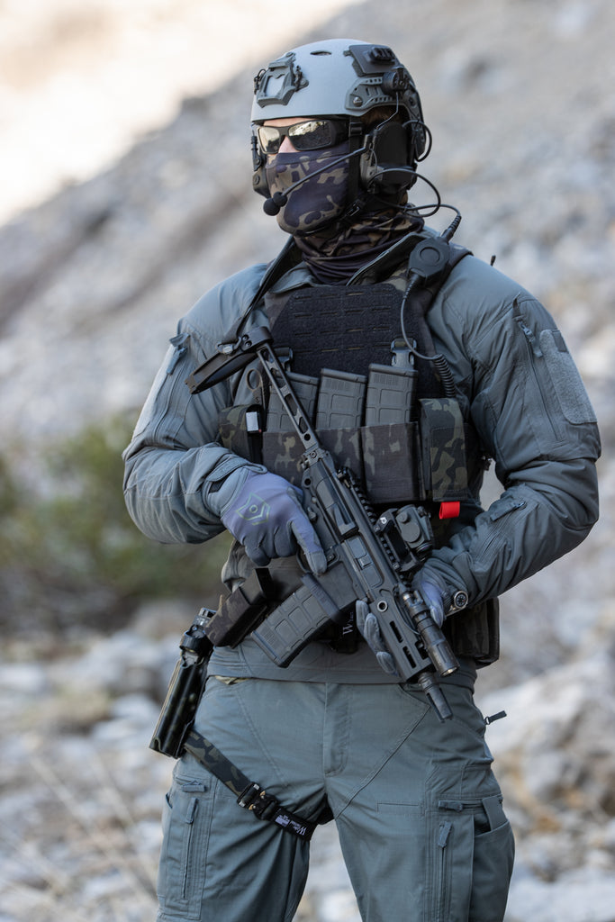 Tactical Radio Headset w/ Active Helmet Hearing Protection & Release Adapter - P/N: PTH-V2-33RR﻿: The Material Comms PolTact Helmet Headset & Push To Talk(PTT) Adapter ForBaoFeng: UV9R, UV9R Plus, BF-A58, UV-XR, GT-3WP, BF-9700, UV-5S, BF-R760, UV-82WP. U94 Upgrade! Helicopter Helmet Comms Compatible! BF-558, BF-N9,UV9R Pro, Comm Gear Supply CGS